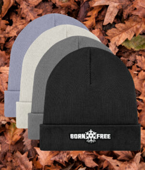Featuring the Born Free Printworks logo, The Classic Beanie adds a classic casual style to any outfit. This hat is perfect for cold nights!